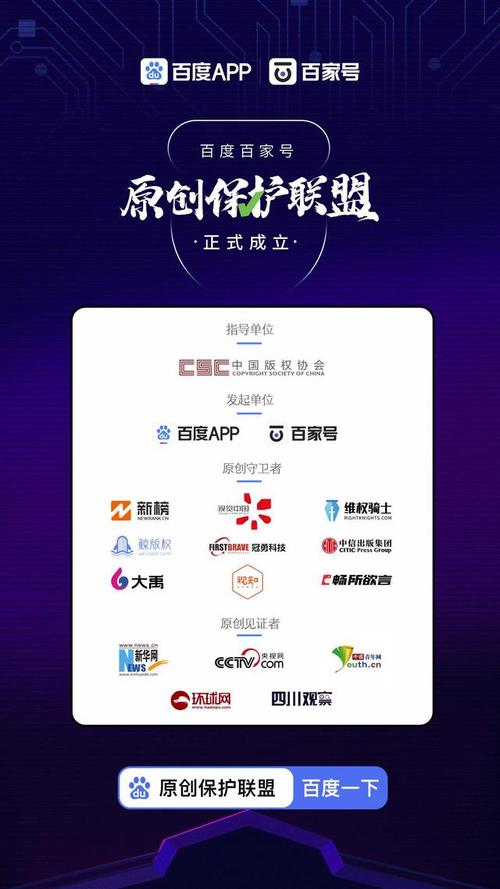 百家号在中国版权协会的指导下,携手新榜,视觉中国,中信出版集团